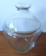 Leerdam Bowl schaal kom met deksel sticker oud logo, goede s, Ophalen of Verzenden
