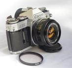 Canon AE-1 met Canon FD 50mm f1.8, Audio, Tv en Foto, Fotocamera's Analoog, Spiegelreflex, Canon, Ophalen of Verzenden