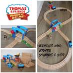 Thomas de Trein Houten Series, Bridge and Crane Figure 8 Set, Kinderen en Baby's, Gebruikt, Ophalen of Verzenden