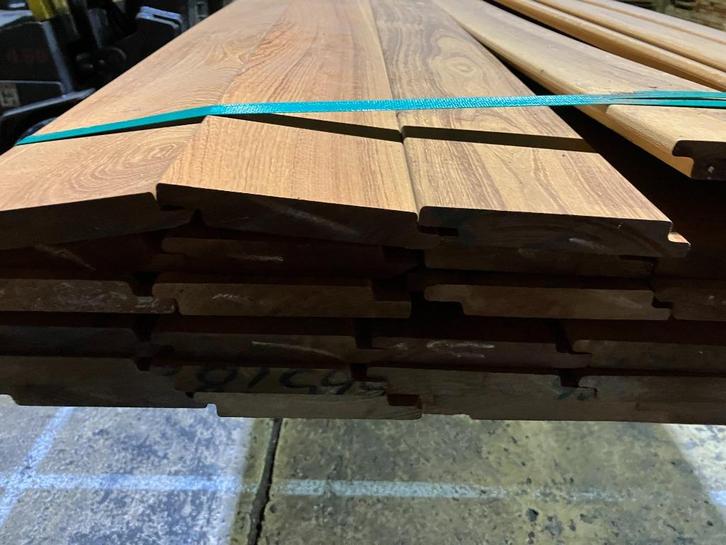 Hardhout–Guariuba–rabatdelen-schuttingplanken–rabatplanken, Tuin en Terras, Palen, Balken en Planken, Nieuw, Planken, 250 cm of meer
