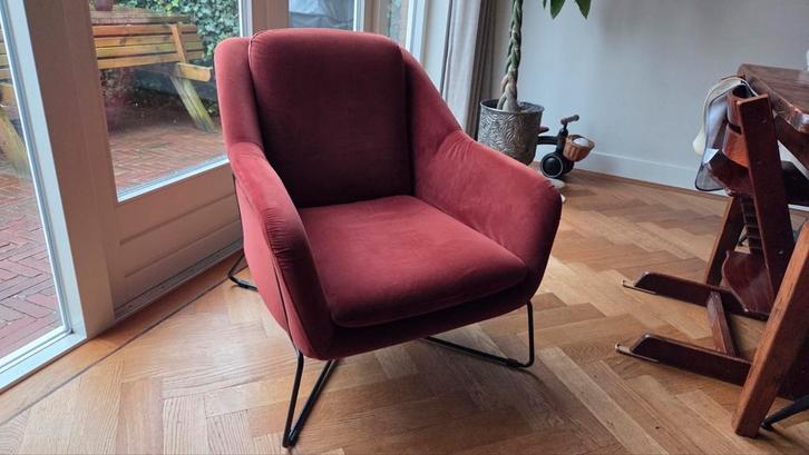 Soho Easy Fauteuil Burlesque (2 stuks), Huis en Inrichting, Fauteuils, Zo goed als nieuw, 50 tot 75 cm, 75 tot 100 cm, Ophalen