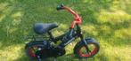 Corvino Rising zwart rood 12 inch kinderfietsje zijwieletjes, Fietsen en Brommers, Fietsen | Kinderfietsjes, Ophalen, Gebruikt