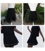 Zara Knit - Zwarte rok maat M NIEUW met goudkleurige ketting, Maat 38/40 (M), Zwart, Nieuw, Ophalen of Verzenden