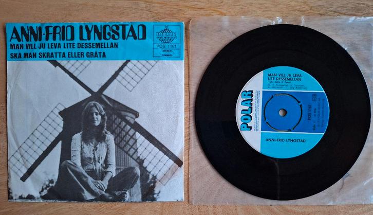 Uit Zweden solo single van Frida van ABBA uit 1972, Cd's en Dvd's, Vinyl Singles, Gebruikt, Single, Overige genres, 7 inch, Ophalen of Verzenden