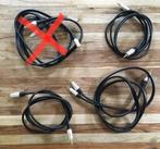 Hoge kwaliteit audiokabels - minijack verloopkabels  150 cm, Ophalen of Verzenden, Zo goed als nieuw, Minder dan 2 meter, Overige kabels