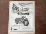 SUNBEAM MOTOR 1953, Motoren, Handleidingen en Instructieboekjes, Overige merken