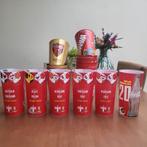 Coca Cola, Brahma en Budweiser WK 2014 Bekers Brazilië, Ophalen, Glas of Glazen, Gebruikt, Glas