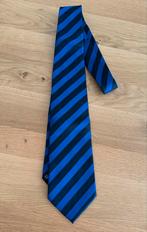 Blauw gestreepte stropdas Tie, Kleding | Heren, Stropdassen, Ophalen of Verzenden, Zo goed als nieuw, Blauw, Met patroon