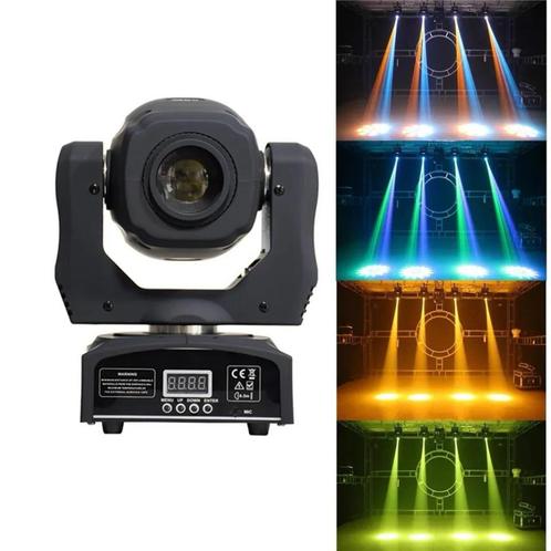 Movingheads moving heads 90 watt LED, Muziek en Instrumenten, Licht en Laser, Zo goed als nieuw, Licht, Geluidgestuurd, Kleur