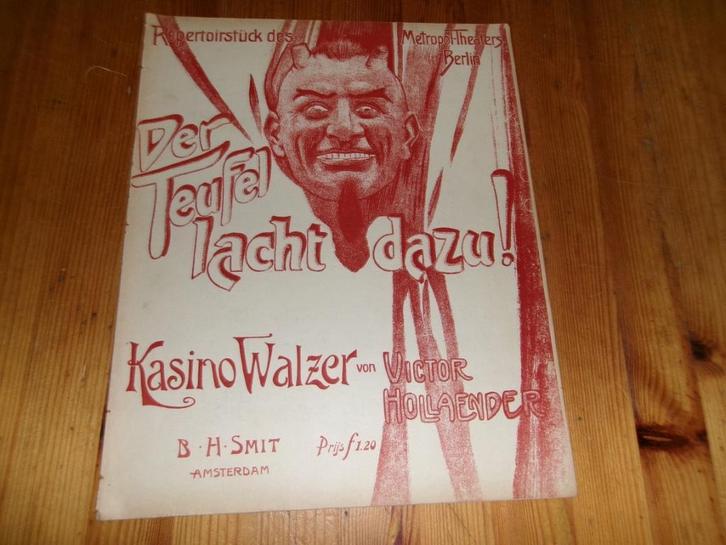 Victor hollaender, Muziek en Instrumenten, Bladmuziek, Gebruikt, Artiest of Componist, Populair, Piano, Ophalen of Verzenden