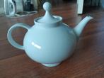 Wit porseleinen theepot ca. 16 cm hoog, Overige typen, Ophalen of Verzenden, Zo goed als nieuw, Effen