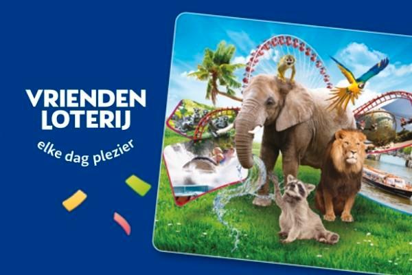 4 toegangskaarten voor diverse dieren- of pretparken (Vriend, Tickets en Kaartjes, Recreatie | Overige, Drie personen of meer