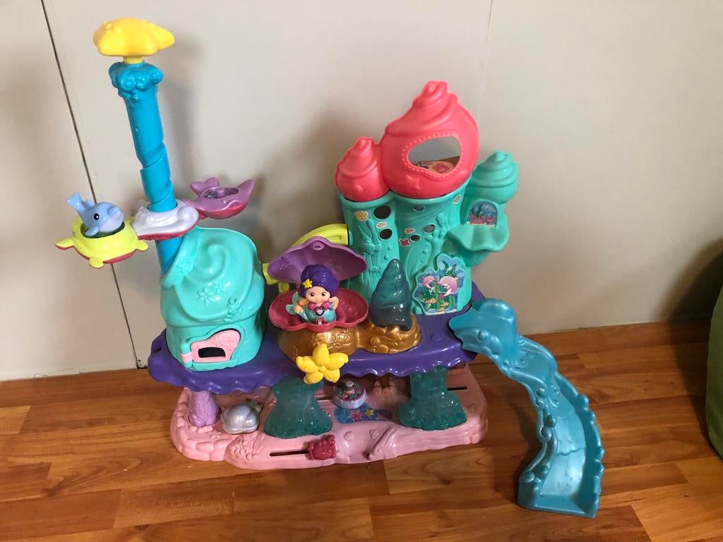 Vtech Vrolijke Vriendjes Magisch Diepzeepaleis / Kasteel, Kinderen en Baby's, Speelgoed | Babyspeelgoed, Gebruikt, Overige typen