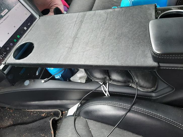 Middenarmsteun / laptoptafel voor Tesla model S / X, Auto diversen, Auto-accessoires, Nieuw, Ophalen of Verzenden