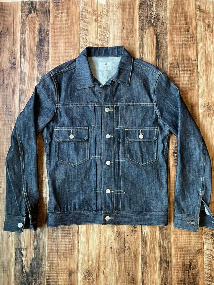 417 by EDIFICE Type-2 Size 40  Selvedge denim jacket, Kleding | Heren, Jassen | Zomer, Zo goed als nieuw, Maat 46 (S) of kleiner