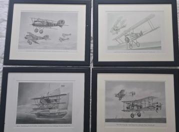 WWI potlood tekeningen (Prints niet de originele A1 tekening beschikbaar voor biedingen