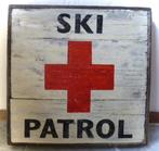 Handgeschilderd Après Ski bord / wintersport / Ski Patrol, Ophalen of Verzenden, Nieuw
