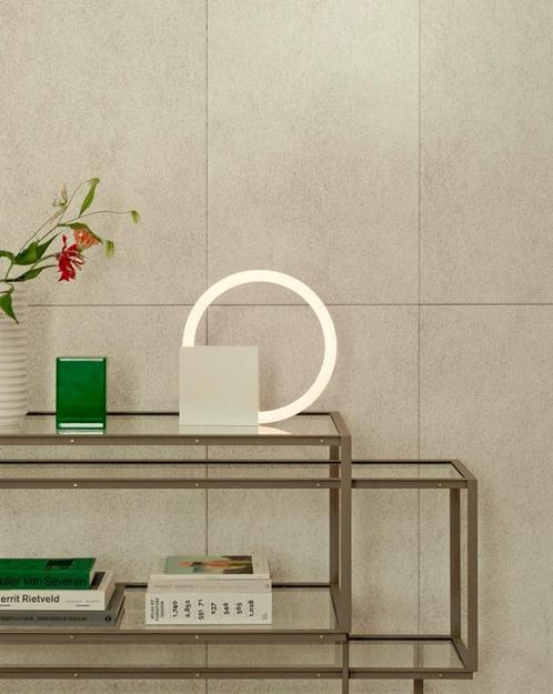 TC-6 Cirkellamp | Aldo van den Nieuwelaar | LED | Dimbaar, Huis en Inrichting, Lampen | Tafellampen, Nieuw, Minder dan 50 cm, Glas