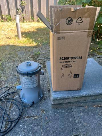 NIEUW // Bestway cartridge zwembadpomp 2006 / 1817 l/u beschikbaar voor biedingen