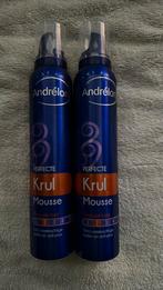 Laatste ‼️ 2x Andrelon krul mousse te koop nieuw ‼️‼️, Ophalen of Verzenden, Nieuw, Gel, Wax, Haarlak of Mousse