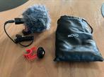 Vlog en blog microfoon voor camera met plopkap Movo vxr10, Ophalen of Verzenden, Zo goed als nieuw