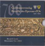 Euro set Belgie 2002 (Guldesporenslag), Postzegels en Munten, Munten | Europa | Euromunten, Ophalen of Verzenden, België, Overige waardes