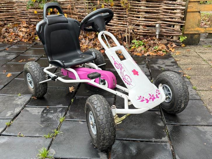 Skelter meisje - Ferbedo Go Air Runner 105014 (wit/roze), Kinderen en Baby's, Speelgoed | Buiten | Skelters, Zo goed als nieuw