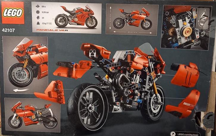Lego Technic Ducati Panigale V4 R - Set 42107, Kinderen en Baby's, Speelgoed | Duplo en Lego, Gebruikt, Lego, Complete set, Ophalen of Verzenden