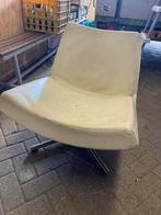 Draai fauteuil / kuipstoel leer GRATIS, Huis en Inrichting, Fauteuils, Ophalen, Zo goed als nieuw, Leer