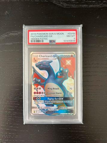 Shiny charizard sv49/sv94 psa 8 beschikbaar voor biedingen