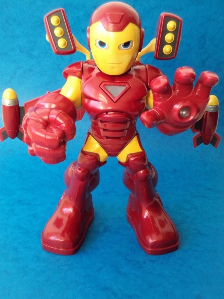 iron man toyfigure, Ophalen of Verzenden, Zo goed als nieuw, Film, Actiefiguur of Pop