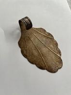 Antieke zilveren taartschep in bladmotief, Ophalen of Verzenden, Zilver