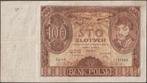 Polen 100 zlotych 1932 gebruikt p.74a (nr 38), Verzenden, Polen, Los biljet