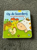 Boerderijdieren geluiden boekje, Ophalen of Verzenden, Zo goed als nieuw, Uitklap-, Voel- of Ontdekboek, 0 tot 6 maanden