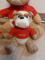 2x bulldog hond knuffel met t-shirt, Kinderen en Baby's, Speelgoed | Knuffels en Pluche, Ophalen of Verzenden