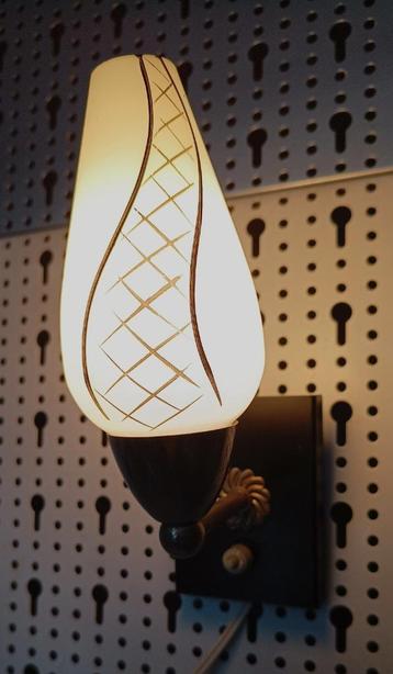 vintage wandlamp jaren  50 - origineel - fifties /sixties  beschikbaar voor biedingen