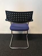 Vergaderstoelen Vitra Visavis by Antonio Citterio blauwe zit, Gebruikt, Blauw, Metaal, Ophalen of Verzenden