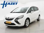 Opel Zafira Tourer 1.4 140 PK COSMO AUT. *82.601 KM!* + XENO, Euro 5, Stof, Gebruikt, Wit