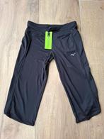 Mizuno Core Capri pants - zwart - maat XS - nieuw, Zwart, Nieuw, Ophalen of Verzenden, Hardlopen of Fietsen