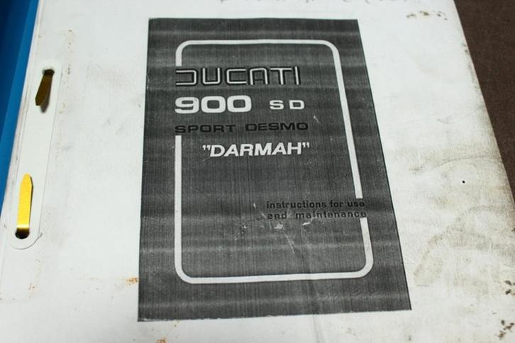 Ducati 900SD Darmah 1979 instruction maintenance manual, Motoren, Handleidingen en Instructieboekjes, Ducati, Ophalen of Verzenden