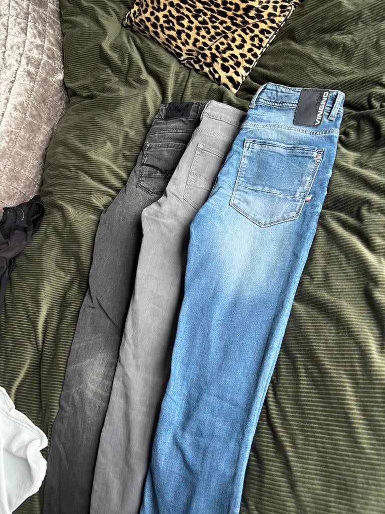 Vingino maat 14, Ophalen of Verzenden, Zo goed als nieuw, Blauw, Overige jeansmaten
