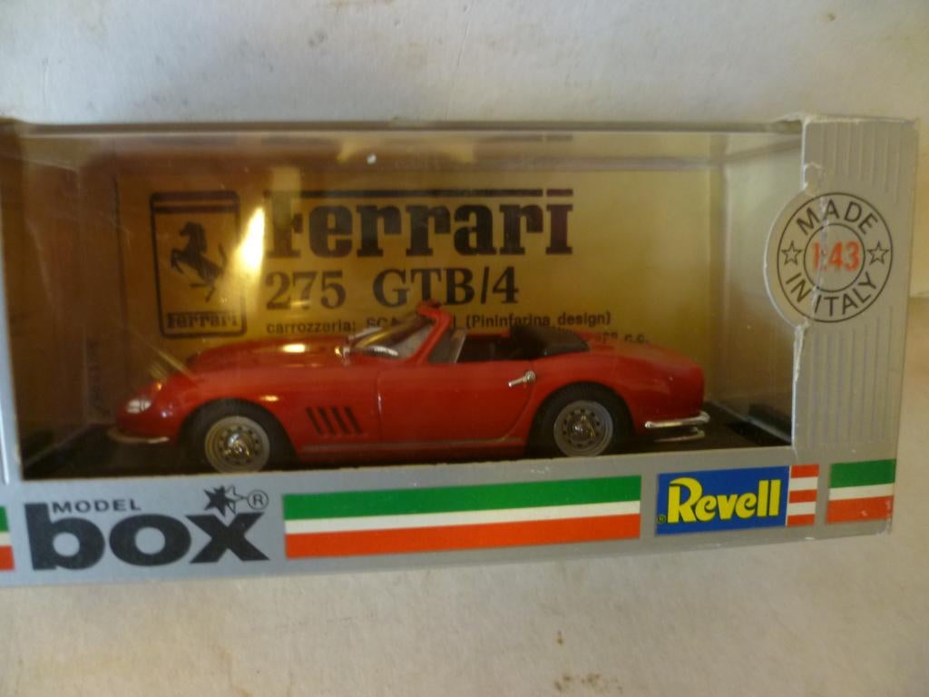 Model Box 8418 Italy Ferrari 275 GTB Spyder 1:43 modelauto, Ophalen of Verzenden, Nieuw, Auto, Overige merken