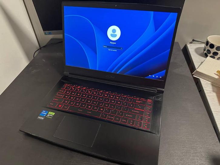 MSI Thin GF63 12UC-1052NL, Computers en Software, Windows Laptops, Zo goed als nieuw, 15 inch, HDD, SSD, 2 tot 3 Ghz, 16 GB, Qwerty