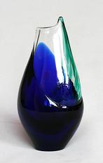 Bohemia Vaas Iris Gesigneerd Petr 200 Tsjechisch glas, Antiek en Kunst, Antiek | Glas en Kristal, Ophalen of Verzenden