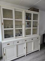 Grote vitrinekast - 200x219x52,5cm, Ophalen, Gebruikt, Landelijk, 200 cm of meer