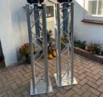2x 1,5m. trusspaaltjes met baseplate, Muziek en Instrumenten, Licht en Laser, Ophalen, Zo goed als nieuw, Licht