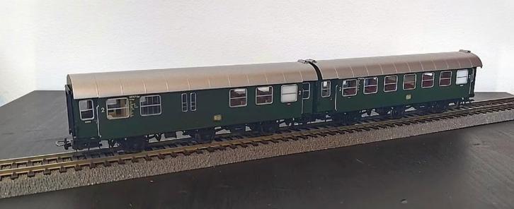Piko 58242 - set DB umbauwagens met binnenverlichting, Hobby en Vrije tijd, Modeltreinen | H0, Nieuw, Wagon, Gelijkstroom, Piko