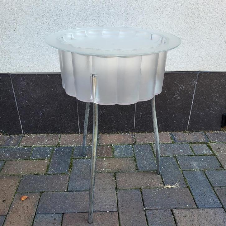 Ikea Hatten bijzettafel tafel, Huis en Inrichting, Tafels | Bijzettafels, Zo goed als nieuw, Rond, 45 tot 60 cm, Minder dan 55 cm