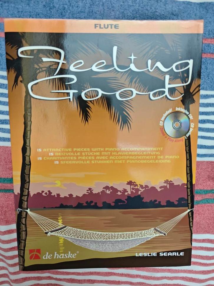 Feeling good - dwarsfluit en piano + cd, Muziek en Instrumenten, Bladmuziek, Nieuw, Piano, Dwarsfluit of Piccolo, Ophalen of Verzenden
