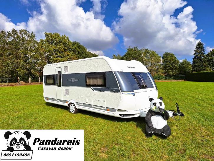 Hobby 560 UL Prestige MOVER/TENT+LUIFEL/LENGTE BEDDEN/BJ2018, Caravans en Kamperen, Caravans, Bedrijf, tot en met 4, 1250 - 1500 kg